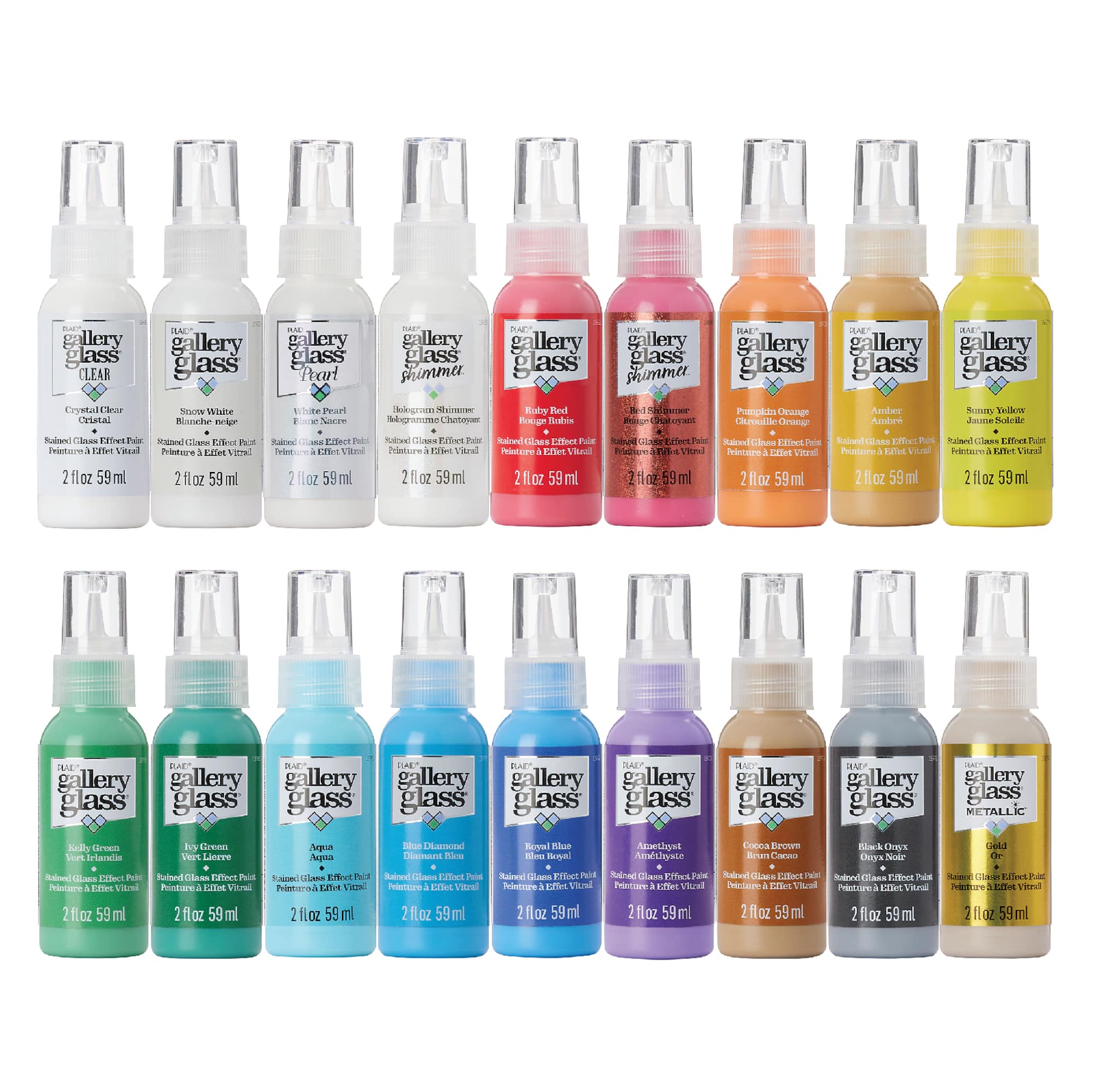 Plaid® Gallery Glass® 18 Color Stained Glass Painting Kit